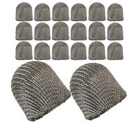 POPETPOP 24pcs Capacitive Stylus Pen Replacement Tips with Soft Nano Conductive Cloth Mesh Heads, High Sensitivity for Accurate Handwriting Recognition, Suitable for Online Classes and Note