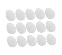 POPETPOP 24pcs Easter Openable Plastic Eggs for White Hollow Egg for Candy Filling DIY Graffiti Painting Festive Decoration and Party Supplies