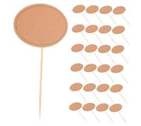 POPETPOP 24pcs Food Labels for Party Buffet Chalkboard Sticker Labels Blank Toothpick Flags Cheese Markers Buffet Food Wedding Cheese Markers Sandwich Flags