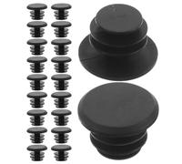 POPETPOP 24pcs Mountain Bike Handlebar End Plugs 22mm Plastic Bike Handlebar End Caps with Enhanced Comfort and Multipurpose Cycling Solution for Daily Commutes and Trail Adventures