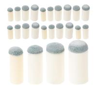 POPETPOP 24pcs Plastic Billiards Snooker Cue Tip Covers Replacement Slip-on Pool Stick Tips with 9mm to 13mm Inner Diameter Improves Control for Home Billiard Play