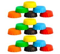 POPETPOP 24pcs Silicone Reptile Food and Water Bowls Set, Small Shallow Wide-rimmed Feeding Cups for Geckos, Turtles, Bearded Dragons, and Lizards, Colorful Pet Feeding Dish Random Color