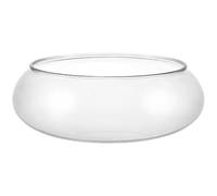POPETPOP 2800ml Plastic Fish Tank Bowl with Unique Desktop Aquarium Design, Practical and Unbreakable for Home Decor, Suitable for Plants and Aquatic Pets like Betta Fish and Turtles