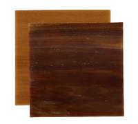 POPETPOP 2pcs 10x10cm Colored Stained Glass Mosaic Tiles Brown Chestnut DIY Craft Pieces for Mosaic Art Decoration and Handmade Church Window Projects