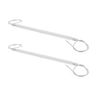 POPETPOP 2pcs 26cm Quartz Heating Tubes for Patio Heaters, Ceramic Infrared Heating Elements Replacement Rods for Electric Space Heaters, Home and Commercial Use