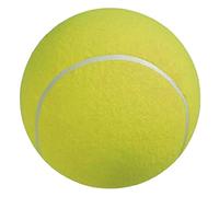 POPETPOP 2pcs 9.5 Inches Giant Tennis Balls 24cm Inflatable Pet Treat Toys for Dogs Boys and Girls Soft Flannel Surface