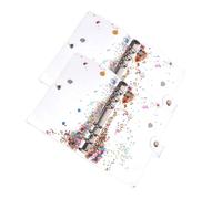 POPETPOP 2pcs A6 Glitter Loose Leaf Binder Covers, Refillable Notebook Shells for Student Planner, Colorful Flowing Sand Sequins Binder Notebook Protectors for School and Office Use
