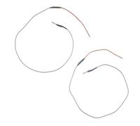 POPETPOP 2pcs Acoustic Guitar Piezo Pickup Strip Nylon and Metal Materials, Portable Replacement for Ukulele and Guitar Bridge, for Accompaniment Performance and Studio Sessions