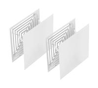 POPETPOP 2pcs Air Conditioner Deflector for Central Windshield Deflector for Office Ceiling Vent Modern Design