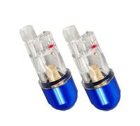 POPETPOP 2pcs Airbrush Air Filter Water Trap Replacement Oil Water Separator for Spray Pen with Alloy and Engineering Plastics Material, Handy Moisture Trap for Airbrush Painting Supplies