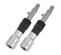 POPETPOP 2pcs Alternator Pulley Removal Tool Metal Socket Wrench 50 Teeth