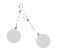 POPETPOP 2pcs Anti-Theft Retractable Security Cable Box 90cm Steel Wire Rope Lock with Automatic Recoil for Retail Display and Luggage Safety