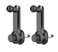 POPETPOP 2pcs Auto Air Vent Bracket Car Phone Holder Accessories Black 17mm Ball Head Mobile Mount Suitable for Vehicle Air Outlet Cell Phone Stand
