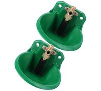 POPETPOP 2pcs Automatic Sheep Drinking Bowls with Copper Valve, Anti-aging Impact-resistant Water Fountain for Lambs and Cattle, Farm Livestock Watering Supplies