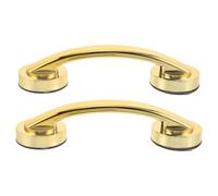 POPETPOP 2pcs Bathroom Suction Cup Grab Handles with Strong Suction Cup and Stable Plastic Material, for Kitchens and Sliding Glass Doors, Portable Safety Handrails for Seniors