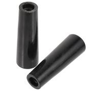POPETPOP 2pcs Beer Tap Handle Replacement for Keg Faucet, Portable and Easy to Install Black Plastic Handles Suitable for Beer Lovers at Weddings and Events