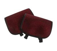 POPETPOP 2pcs Bling Rhinestone Car Seat Headrest Covers with Soft Flannel Material and Sparkling Design, Breathable Universal Car Seat Accessories for Women’s Automotive Interior, Fits Most