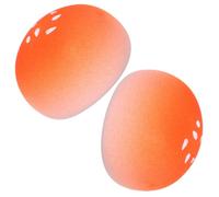 POPETPOP 2pcs Bread-shaped Powder Puff Makeup Sponges for Facial Foundation with Precision Application and Sensitive Skin Comfort, Dual-use Wet and Dry Sponge Blenders for Face Makeup