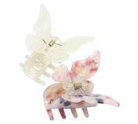 POPETPOP 2pcs Butterfly Hair Claw Clips for Women Lightweight Acetate Sheet and Iron Material Hair Accessories at Home the Shower
