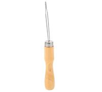 POPETPOP 2pcs Button Assistance Tool with Wooden Handle and Stainless Steel for Seniors and Disability, Easy to Grip and Threading Elastic Bands, Dressing Aid for Buttoning Shirts