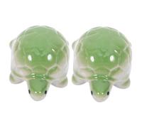 POPETPOP 2pcs Ceramic Animal Figurine for Fish Tank Adorable Floating Aquarium Decor Crafted As Landscape Decor for Aquarium Layout Prop