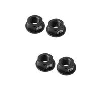 POPETPOP 2pcs Child Balance Bike Sliding Flower Drum Nut M8 Flange Front Wheel Rear Wheel Screw Cap 7075 Aluminum Alloy Bike Axle Nut Front Rear Skewers