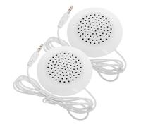 POPETPOP 2pcs Compact Mini Speaker Pillow Jack for Travel and Sleep Lightweight Wired Speakers for Portable Players Enjoy Music Comfortably While Resting