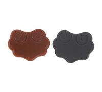 POPETPOP 2Pcs Composite Nano Erhu Mute for Delicate Useful Practice - Flexible Volume-Reducing Silencer Pad for Quiet Home or Studio Erhu Playing