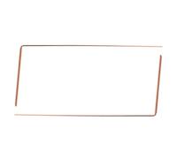 POPETPOP 2pcs Copper Dowsing Rods L-shaped Divining Sticks 99.9% Pure Copper for Water Detection Spiritual Use and Ghost Hunting Outdoor