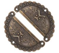 POPETPOP 2pcs Cupboard Handle Lion Head Handle Wardrobe Door Closet Door Pulls Rustic Half-Round Anti-Rust Copper Material Easy Installation Home Decor