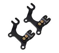 POPETPOP 2pcs Disc Brake Bracket Bike Frame Adapter 20mm Front Rear Brake Mounting Holder for Mountain and Road Bikes Cycling Replacement Parts