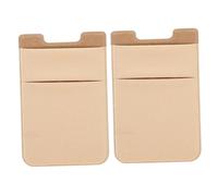 POPETPOP 2pcs Double Layer Adhesive Phone Back Pocket Rose Phone Wallet Holder for Cards and Cash Durable Elastic Strong Adhesive for Lightweight and Convenient