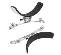 POPETPOP 2pcs Drum Leg Rest Parts Portable Stable Support Stainless Steel Silver Stylish Professional Marching Snare Drum Support Accessory for Touring Bands