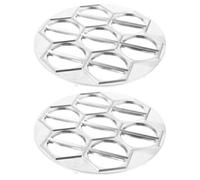 POPETPOP 2pcs Dumpling Moulds Aluminum Alloy Multi-Hole Dumpling Maker for Efficient Kitchen Use for Kitchen