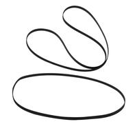 POPETPOP 2pcs Essential Turntable Drive Belts for Cassette Player and Audio Equipment, Flat Design Rubber Belts with Precision Manufacturing for Tape Machine Repair and Maintenance