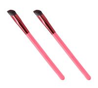 POPETPOP 2pcs Eye Brow Brush Makeup Brush for Women Girls Blending Angled Makeup for Eyebrow Tools