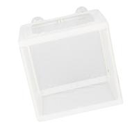POPETPOP 2pcs Fish Tank Breeding Box for Small Fish Separation with Suction Cups Made of Abs Plastic and Gauze Safe Breeding and Hatchery Use Random Color