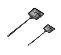 POPETPOP 2pcs Fish Tank Dip Net Lightweight and Portable Fishing Net for Aquariums Rustproof Design for Fish for Wading Stream Shore Fishing Black Color