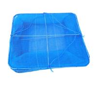 POPETPOP 2pcs Foldable Nylon Vegetable Drying Nets with Thickened Mesh, 3-layer Hanging Fish and Fruit Dryer Rack 65cm High for Outdoor Camping and Kitchen Use