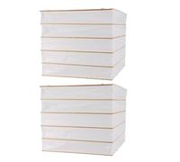 POPETPOP 2Pcs Foldable Paper Lampshades White Square for Hanging and Table Lamps Decorative Paper Ceiling Light Covers for Japanese Style