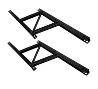 POPETPOP 2Pcs Folding Table Lift Support Hinges with Spring Loaded Locking Mechanism Black Manual Tea Table Lifting Stand Support Cabinet Pull Shelves