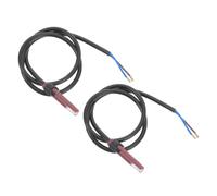 POPETPOP 2pcs Gas Flame Sensor Rod Replacement for Boiler and Burner with Reliable Operation, Plastic Material and Wiring Harness Sensor, Suitable for Furnace Flame Detection and Ignition