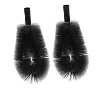 POPETPOP 2pcs Gutter Cleaning Tools with Wear Resistant Pp and Nylon Brush Heads for High Efficiency Window Gutter and Roof Cleaning, Suitable for Commercial and Home Use