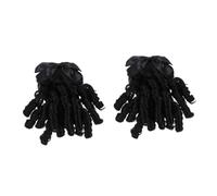 POPETPOP 2pcs Hair Bun Accessories for Women Ponytail Curly Wig Victorian Style Bow Bridal Hairpiece Girls Hair Accessories
