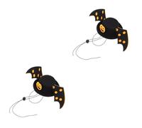 POPETPOP 2pcs Halloween Pet Costume Hat Bat Wings for Dogs and Cats Cozy Party Decoration for Pets Unique and Design for Halloween Dress up