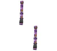 POPETPOP 2pcs Halloween Theme Pet Dog Collar Lightweight and Comfortable Design Material for Festive Pet Accessories for Dogs
