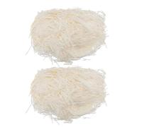 POPETPOP 2pcs Hamster Bedding Paper Shavings Beige 100g Pack Small Pet Nest Supplies Padding Material for Hamster and Guinea Pig Bedding