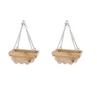 POPETPOP 2pcs Hanging Boat Swing for Hamster Playful Cage Toy Hamster Swing Small Pet Hanging Toys for Birds Mice