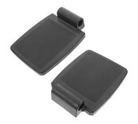POPETPOP 2pcs Heavy Duty Wheelchair Footrest Replacement Ergonomic Leg Rest Pads for Elderly and Disabled Foot Plates for Wheelchair Brands