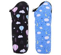 POPETPOP 2pcs Insulated Baby Bottle Storage Bags for Milk Bottle Container with Leak-Proof Design and Polyester Material for Everyday Lunch Bag and Outdoor Use
